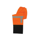 S373BPT ANSI Class E Hi-Viz Orange Black Bottom Rain Pant (Medium)